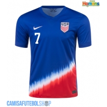 Camisa de time de futebol Estados Unidos Giovanni Reyna #7 Replicas 2º Equipamento Copa America 2024 Manga Curta